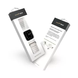 RhinoTech Ocean curea pentru Apple Watch 38/40/41mm alb