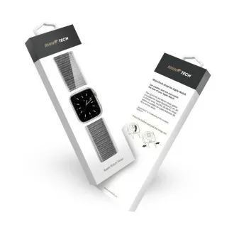 RhinoTech Strap Magic Tape pentru Apple Watch 38/40/41mm alb