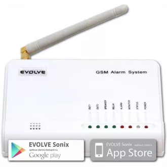 EVOLVEO Sonix - alarmă GSM fără fir (4 telecomenzi, senzor de mișcare PIR, senzor ușă / fereastră, difuzor extern, Android / iPhone EVOLVEO Sonix - alarmă GSM fără fir (4 telecomenzi, senzor de mișcare PIR, senzor ușă / fereastră, difuzor extern, Android / iPhone