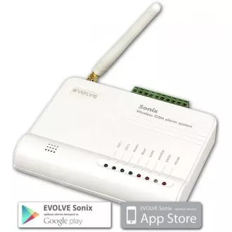 EVOLVEO Sonix - alarmă GSM fără fir (4 telecomenzi, senzor de mișcare PIR, senzor ușă / fereastră, difuzor extern, Android / iPhone EVOLVEO Sonix - alarmă GSM fără fir (4 telecomenzi, senzor de mișcare PIR, senzor ușă / fereastră, difuzor extern, Android / iPhone