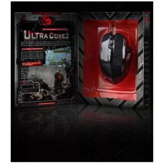 Mouse de gaming A4tech BLOODY V7, până la 3200 DPI, tehnologie V-Track, memorie de 160 KB, USB, CORE 3, plăcuțe metalice
