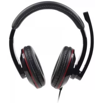 Căști GEMBIRD cu microfon MHS-001GW, alb lucios
