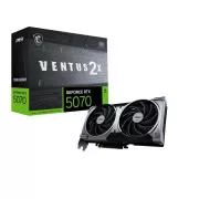 Placă video MSI VGA NVIDIA GeForce RTX 5070 12G VENTUS 2X OC, RTX 5070, 12GB GDDR7, 3xDP, 1xHDMI