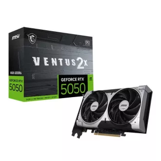 Placă video MSI VGA NVIDIA GeForce RTX 5050 8G VENTUS 2X OC, RTX 5050, 8GB GDDR6, 3xDP, 1xHDMI