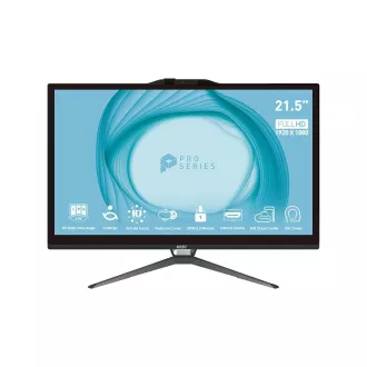 MSI PC AiO PRO AP222T 13M-446XEU, i3-13100, 21.5" FHD, 8GB, 512GB, UHD 730, Fără sistem de operare, Negru MSI PC AiO PRO AP222T 13M-446XEU, i3-13100, 21.5" FHD, 8GB, 512GB, UHD 730, Fără sistem de operare, Negru