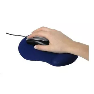 Mouse-pad ergonomic cu gel Hama, albastru Mouse-pad ergonomic cu gel Hama, albastru