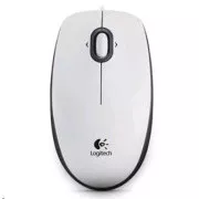 Logitech Mouse B100, alb