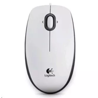 Logitech Mouse B100, alb