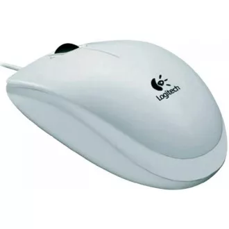 Logitech Mouse B100, alb