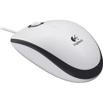 Logitech Mouse B100, alb