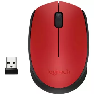 Mouse fără fir Logitech M171, roșu