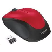 Mouse fără fir Logitech M235, roșu