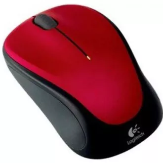 Mouse fără fir Logitech M235, roșu