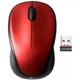 Mouse fără fir Logitech M235, roșu