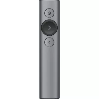 Prezentator Logitech Spotlight Plus, Wireless, Bluetooth, gri închis