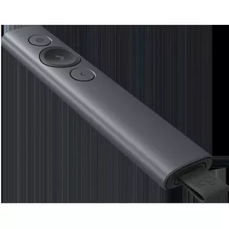 Prezentator Logitech Spotlight Plus, Wireless, Bluetooth, gri închis