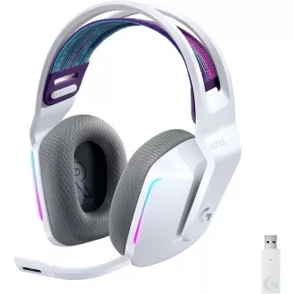Căști pentru jocuri Logitech G733, căști pentru jocuri RGB fără fir LIGHTSPEED, EMEA, alb Căști pentru jocuri Logitech G733, căști pentru jocuri RGB fără fir LIGHTSPEED, EMEA, alb