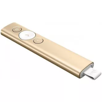 Logitech Spotlight Presenter, Wireless, Bluetooth, Auriu