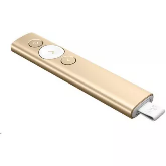 Logitech Spotlight Presenter, Wireless, Bluetooth, Auriu