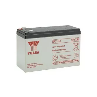 Baterie - YUASA NP7-12L (12V/7Ah - Faston F2 250), durata de viata 5 ani