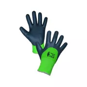 Mănuși de iarnă acoperite ROXY DOUBLE WINTER, negru-verde, mărimea 10