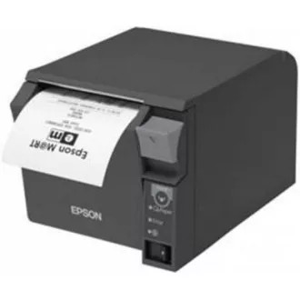 Imprimanta de marcat EPSON TM-T70II, USB + serial, negru, cutter, cu alimentare Imprimanta de marcat EPSON TM-T70II, USB + serial, negru, cutter, cu alimentare