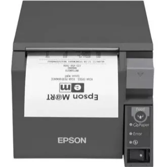 Imprimanta de marcat EPSON TM-T70II, USB + serial, negru, cutter, cu alimentare Imprimanta de marcat EPSON TM-T70II, USB + serial, negru, cutter, cu alimentare