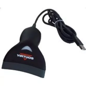 Cititor CCD Virtuos HT-10, USB (tastatură / emulare RS232), negru
