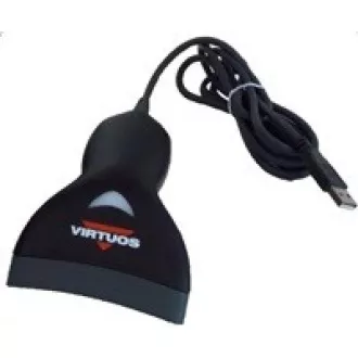 Cititor CCD Virtuos HT-10, USB (tastatură / emulare RS232), negru Cititor CCD Virtuos HT-10, USB (tastatură / emulare RS232), negru