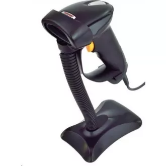 Cititor CCD Virtuos HT-310A rază lungă, USB (tastatură / RS232), suport, negru Cititor CCD Virtuos HT-310A rază lungă, USB (tastatură / RS232), suport, negru