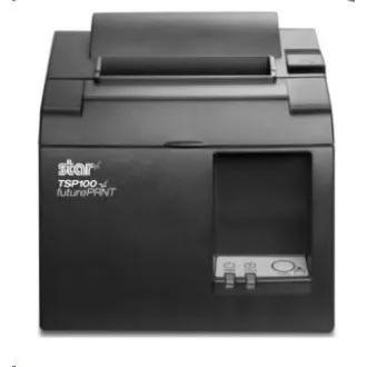 Star TSP143IIU +, USB, 8 puncte/mm (203 dpi), tăietor, gri închis