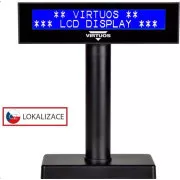 Display client Virtuos LCD Virtuos FL-2026MB 2x20, USB, negru