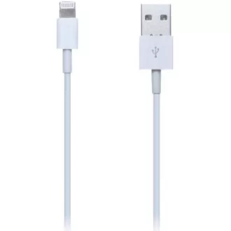 CONNECT IT Cablu Wirez HQ Lightning - USB, alb, 2m (pentru iPhone, iPad)