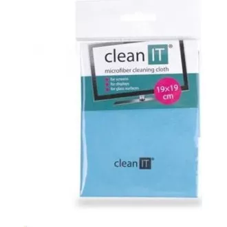 Lavetă de curățat din microfibră CLEAN IT, albastru deschis mic