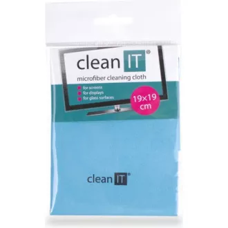 Lavetă de curățat din microfibră CLEAN IT, albastru deschis mic