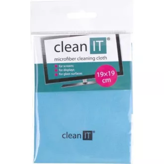 Lavetă de curățat din microfibră CLEAN IT, albastru deschis mic