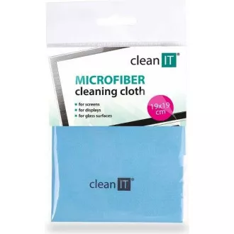 Lavetă de curățat din microfibră CLEAN IT, albastru deschis mic