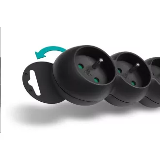 Cablu prelungitor CONNECT IT 230 V, 5 prize, 2 m, cu întrerupător (negru) Cablu prelungitor CONNECT IT 230 V, 5 prize, 2 m, cu întrerupător (negru)