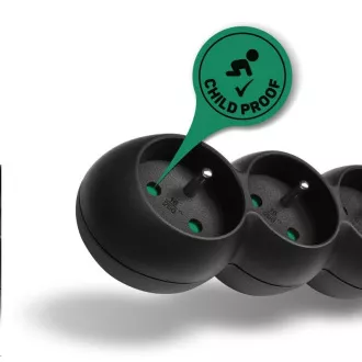 Cablu prelungitor CONNECT IT 230 V, 6 prize, 5 m, cu întrerupător (negru) Cablu prelungitor CONNECT IT 230 V, 6 prize, 5 m, cu întrerupător (negru)