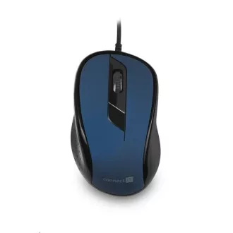 CONNECT IT Mouse optic, USB, albastru