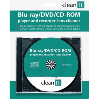 CD de curățare CLEAN IT pentru playere Blu-ray / DVD / CD-ROM (înlocuitor pentru CL-32)