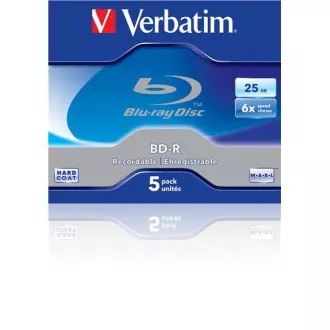 VERBATIM BD-R SL (pachet de 5) Blu-Ray / Jewel / 6x / 25GB VERBATIM BD-R SL (pachet de 5) Blu-Ray / Jewel / 6x / 25GB