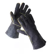 Mănuși din piele integrală SANDPIPER BLACK - 11