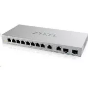 Zyxel XGS1010-12 Comutator Gigabit cu 12 porturi, 8x gigabit RJ45, 2x 2, 5GbE RJ45, 2x SFP