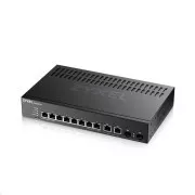 Zyxel GS2220-10 10 porturi L2 Managed Gigabit Switch, 8x gigabit RJ45, 2x gigabit RJ45/SFP