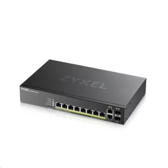 Zyxel GS2220-10HP 10 porturi L2 Managed Gigabit PoE Switch, 8x Gigabit RJ45, 2x Gigabit RJ45/SFP, PoE 180 W