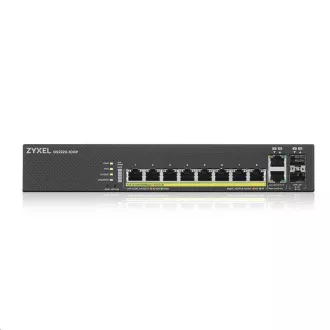Zyxel GS2220-10HP 10 porturi L2 Managed Gigabit PoE Switch, 8x Gigabit RJ45, 2x Gigabit RJ45/SFP, PoE 180 W