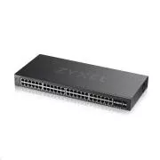 Switch Gigabit gestionat Zyxel GS2220-50 50 porturi L2, 44x gigabit RJ45, 4x gigabit RJ45/SFP, 2x gigabit SFP