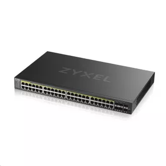 Zyxel GS2220-50HP 50 porturi L2 Managed Gigabit PoE Switch, 44x gigabit RJ45, 4x gigabit RJ45/SFP, 2x SFP, PoE 375W