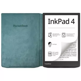 POCKETOOK Husă rabatabilă pentru InkPad Color3, InkPad 4, verde